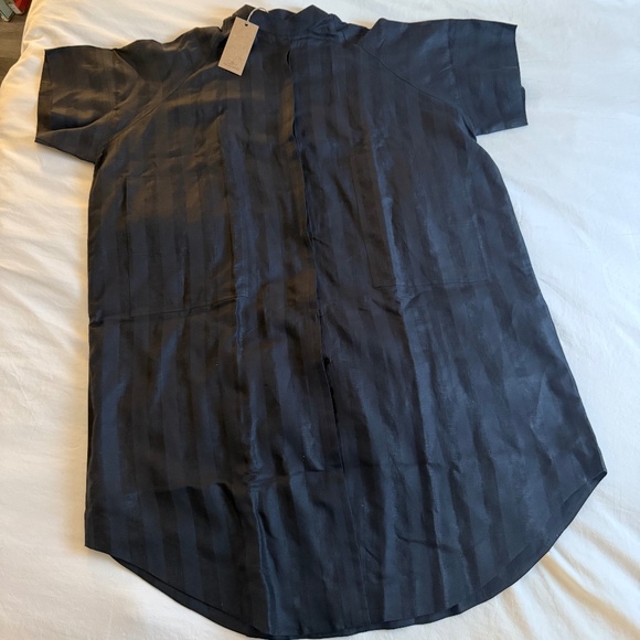 Turnblack 100% Linen Dress | Handmade in India | Free size - Picture 2 of 3